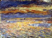 Pierre-Auguste Renoir Sunset at Sea oil painting artist